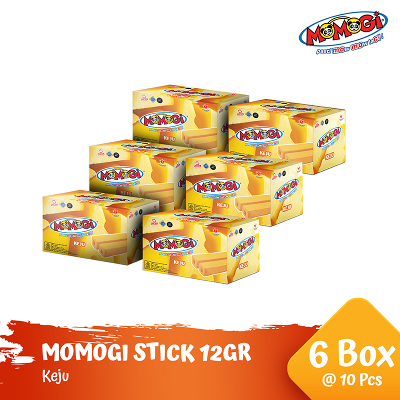 Jual Momogi Stick Keju 12 gr [6 Box] | Shopee Indonesia