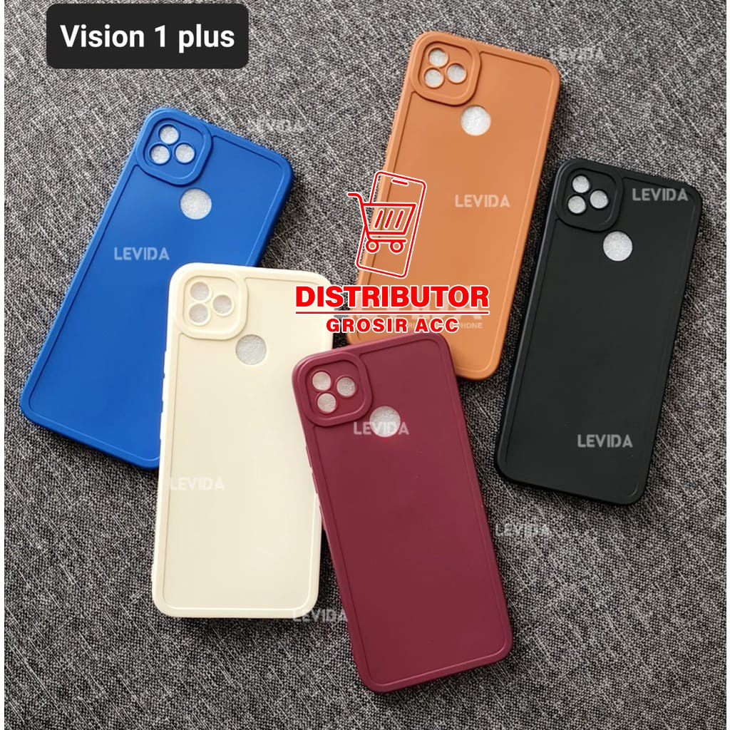 Jual ITEL VISION 1 PLUS CASE MACARON PRO CAMERA CASE ITEL VISION 1 PLUS