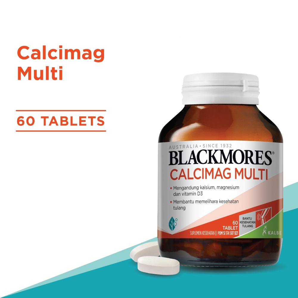 Jual Blackmores Calcimag Multi (30) & (60) / kalsium 30 cap & 60 cap ...