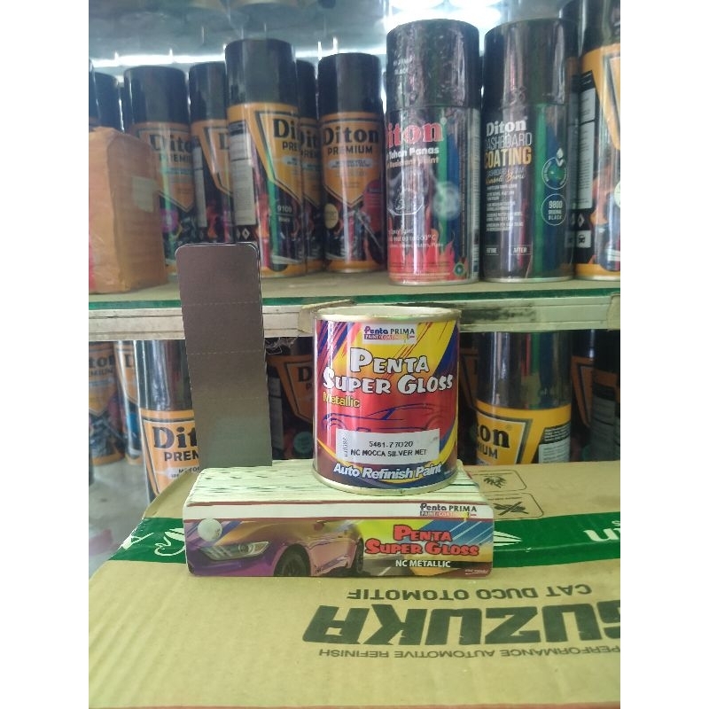 Jual cat penta super gloss metalic nc mocca silver met 77020 ( 200g ...