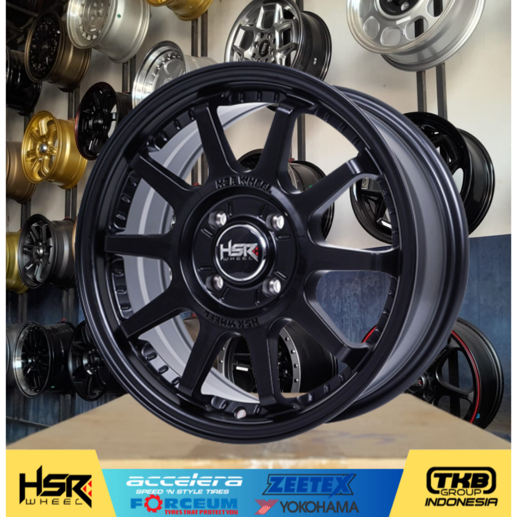 Jual velg brio ring 15 velg hsr r15 tipe gymkana cocok untuk agya yaris