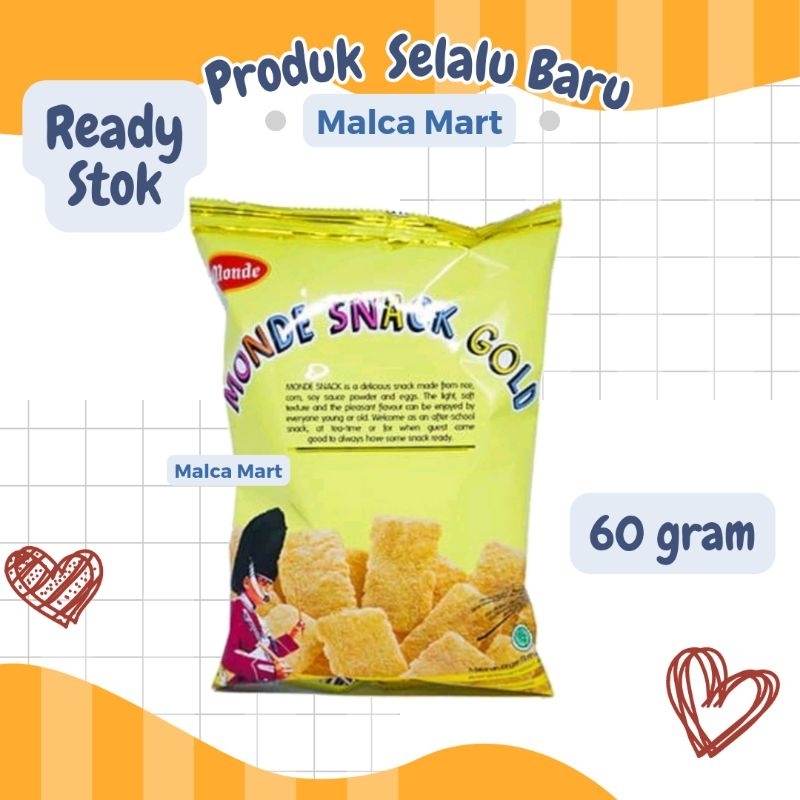 Jual Monde Serena Snack Gold 60 Gram Shopee Indonesia