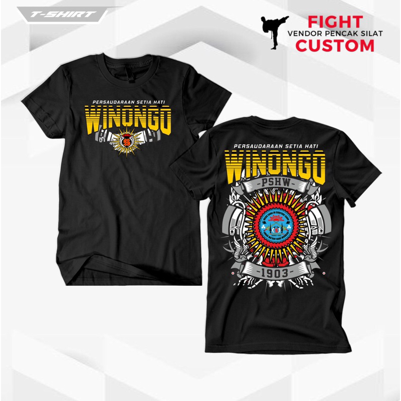 Jual Kaos Pshw Winongo Tangan Hitam | Shopee Indonesia