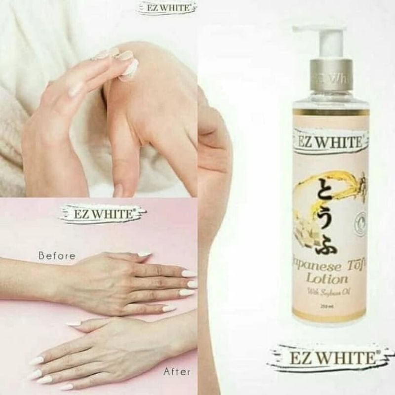 Jual EZ WHITE Japanese Tofu Lotion With Soybean Oil 250ml Shopee