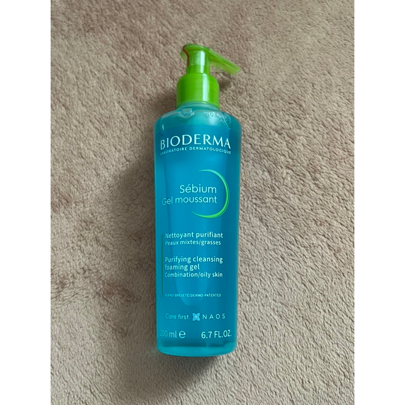 Jual BIODERMA purifying cleansing foaming gel 200ml (facial wash acne to oily sensitive skin
