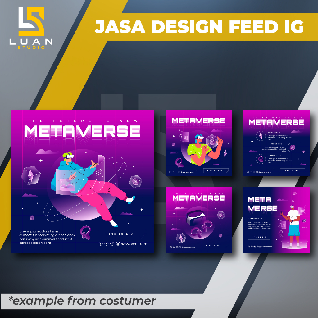 JASA DESAIN FEED INSTAGRAM TERMURAH