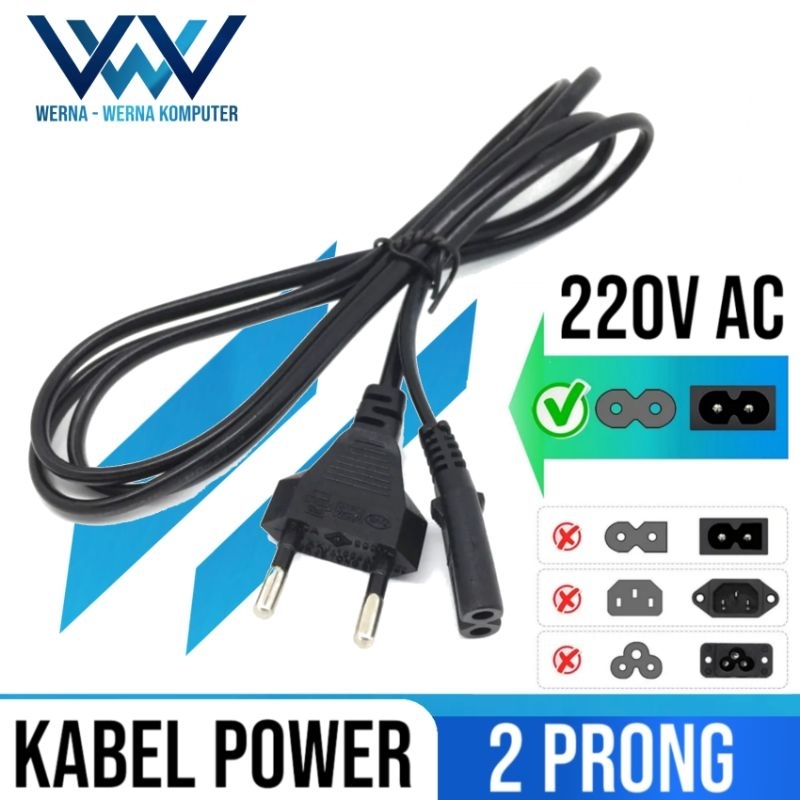 Jual Kabel Power Cord 2 Prong 15 Meter Kabel Angka 8 Kabel 2 Lubang Shopee Indonesia 7834