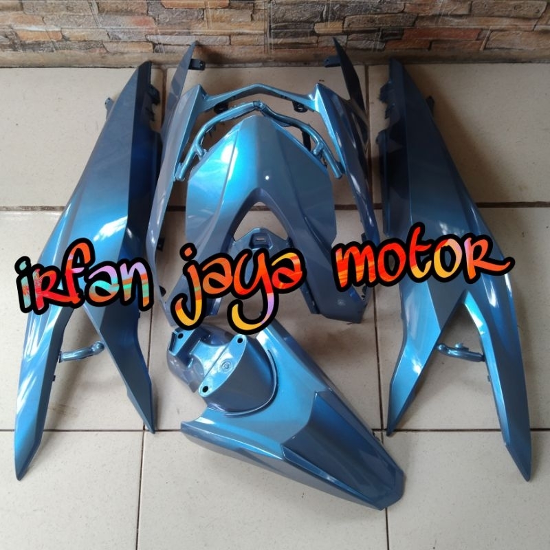 Jual Full Bodi Halus Cover Body Full Halus Honda Beat Street Deluxe Led All New Gray Lembayung