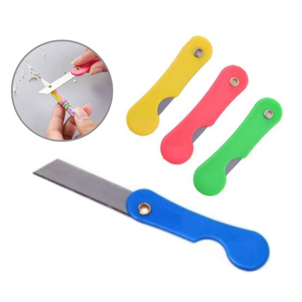 Jual Pisau Cutter Lipat Cuter Warna Mini Mini Kecil Foldable Knife Alat Bantu Potong Kertas 