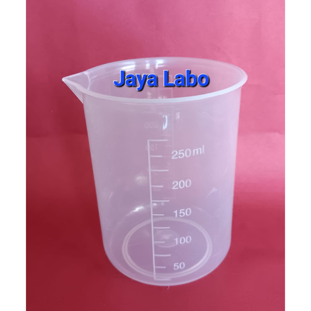 Jual Rrc Beaker Plastik Pp Vol 250 Ml Gelas Kimia Gelas Piala Plastik Rp10900 Shopee 1251