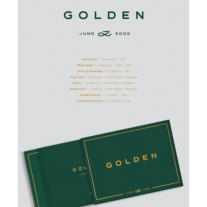 BTS JUNGKOOK GOLDEN ポスター SHINE ver.（BTS Jungkook GOLDEN