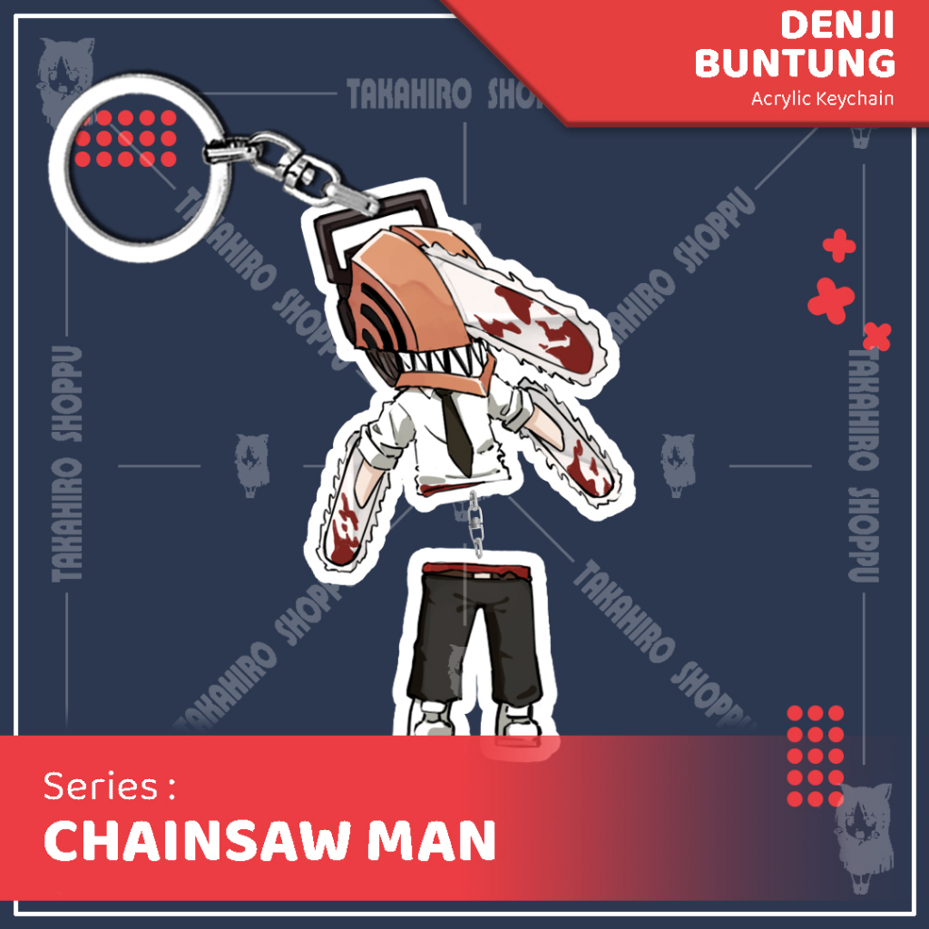 Jual Gantungan Kunci / Keychain Akrilik Chainsaw Man DENJI BUNTUNG ...