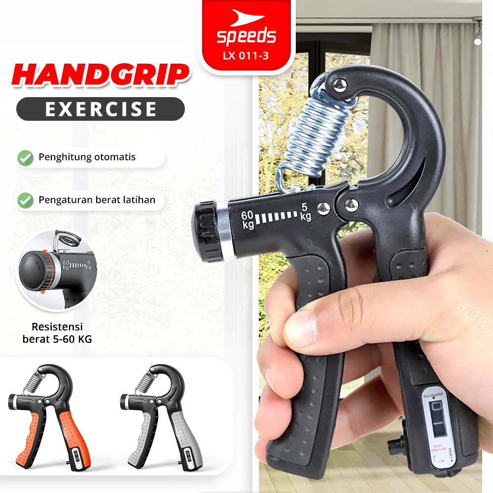 Jual SPEEDS Handgrip Hand Grip 5-60 Kg Alat Bantu Fitness Otot Lengan ...