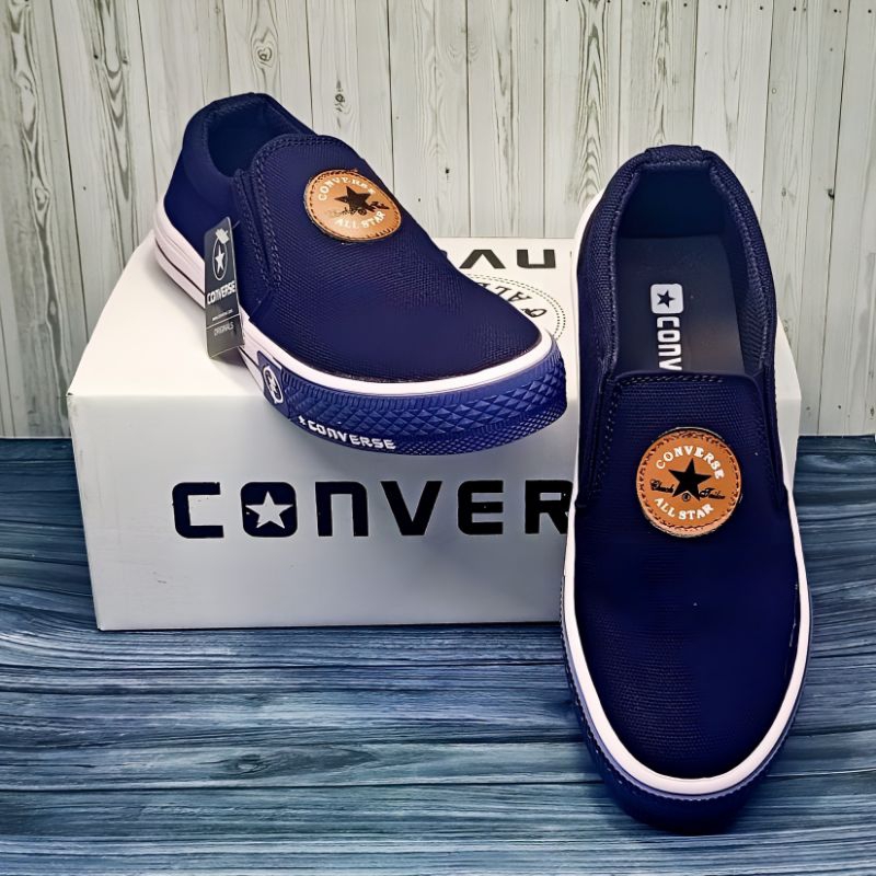 Sepatu converse on sale slip on