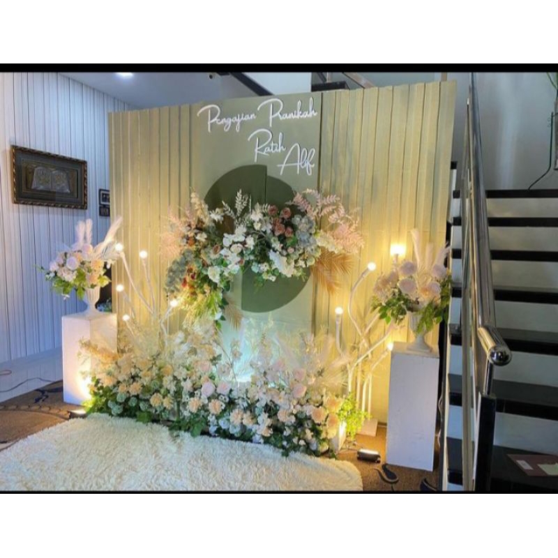Jual termurah !!! Dekorasi lamaran simpel / dekorasi acara / engagement