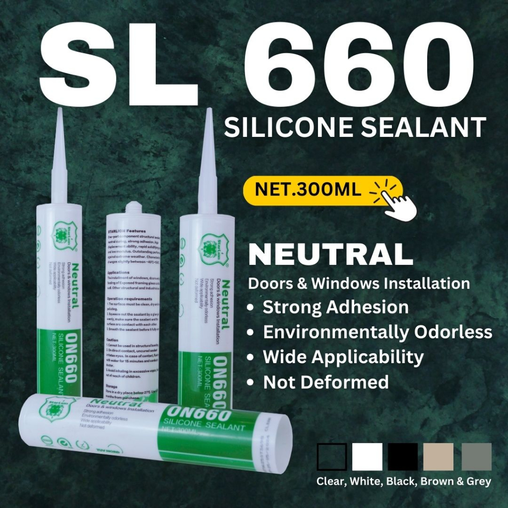 Jual Lem Sealant Kaca Starlion On Ml Sealant Neutral Best Quality