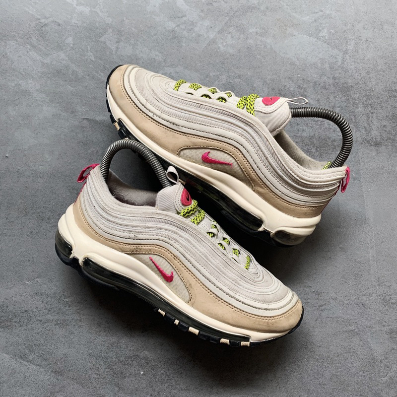 Jual NIKE AIRMAX 97 LIGHT BONE (size 38.5/24.5cm) | Shopee Indonesia