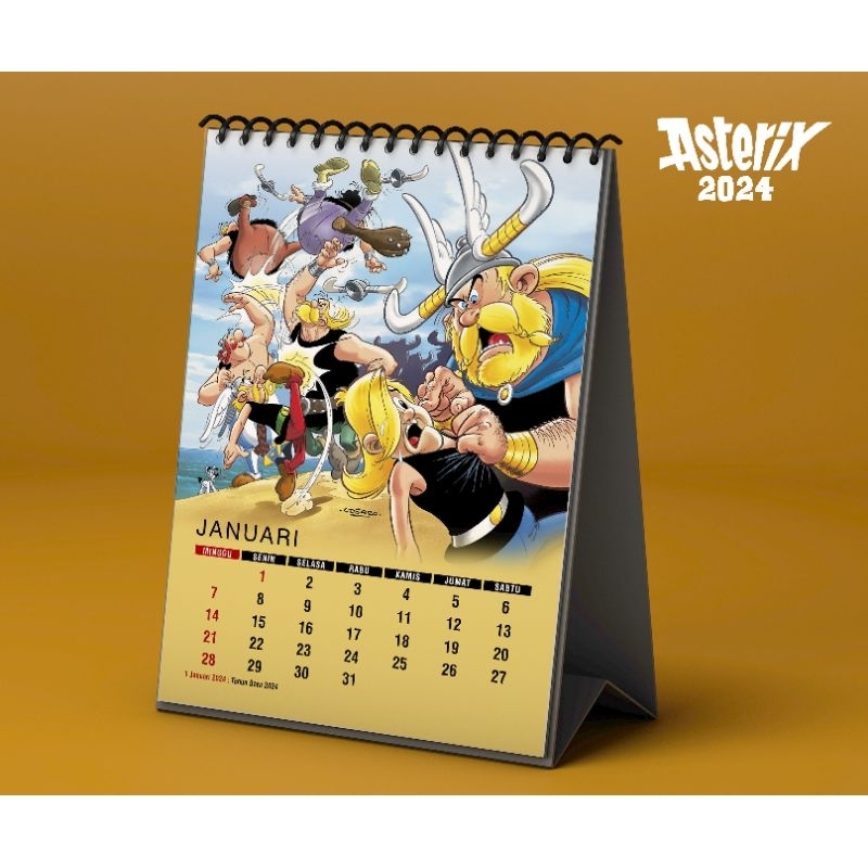 Jual Kalender 2024 Asterix Shopee Indonesia