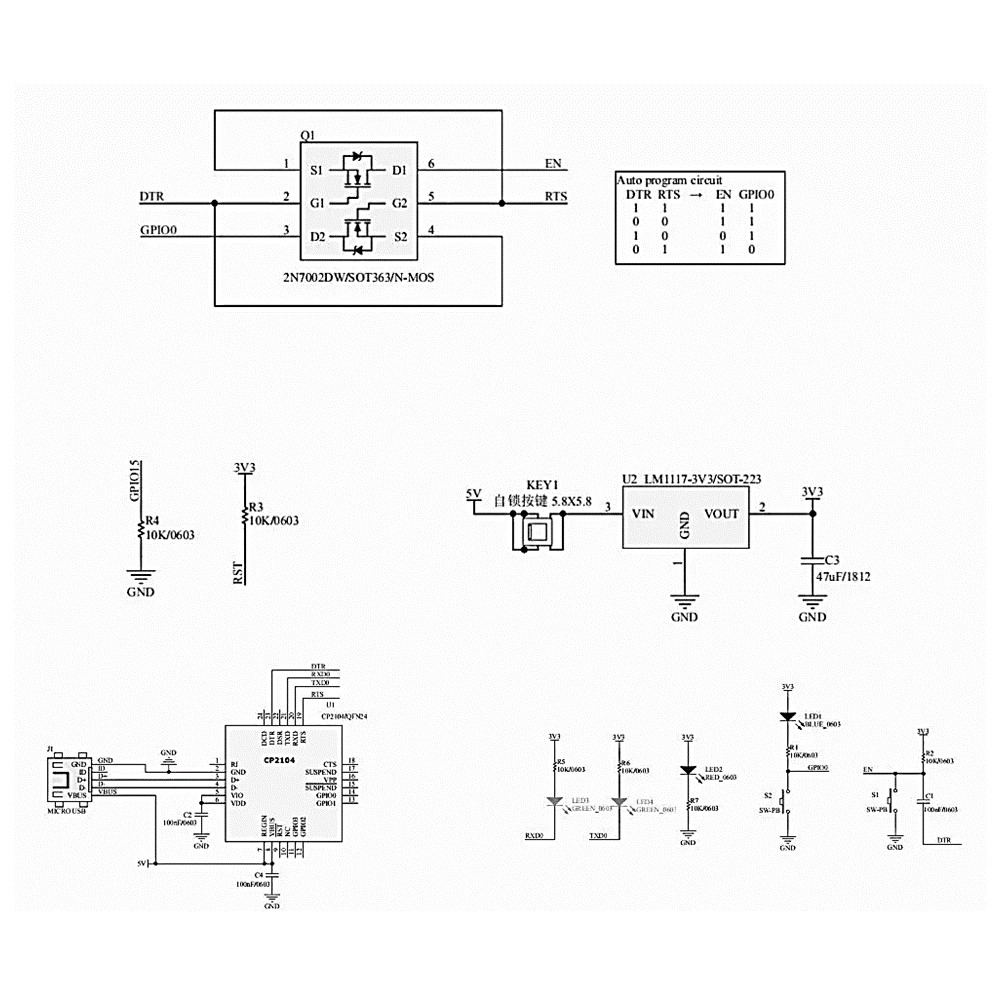Jual Programmer Downloader Flasher Burner ESP8266 ESP-WROOM-32 ESP32 ...
