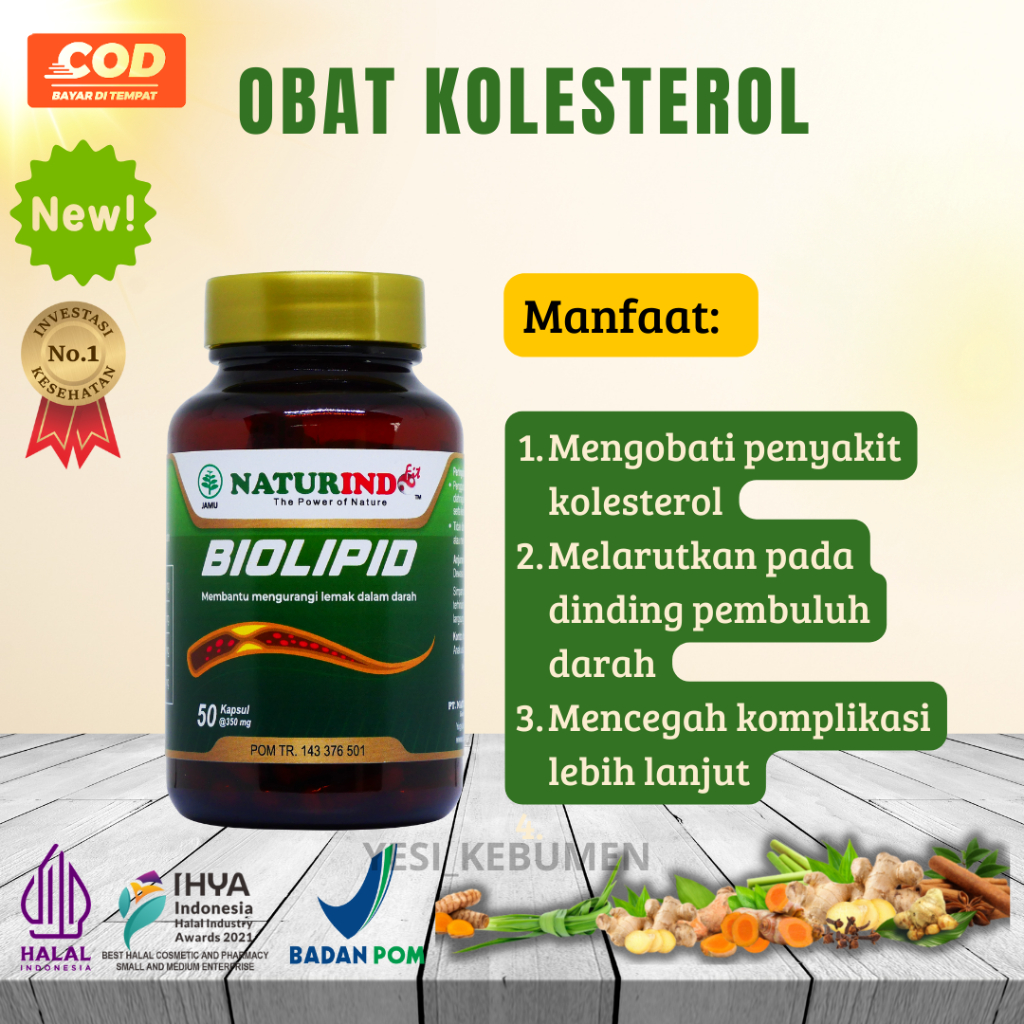 Jual Biolipid Obat Kolesterol Paling Ampuh Mencegah Komplikasi ...