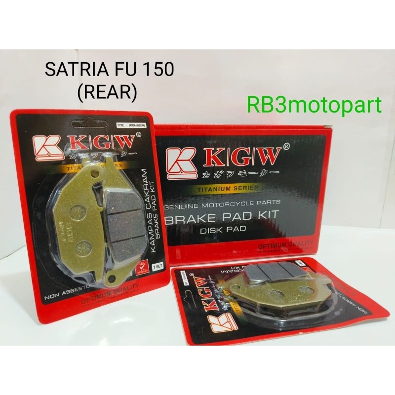 Jual Dispad Kampas Rem Belakang Satria Fu Supra X Fi Cs Kgw