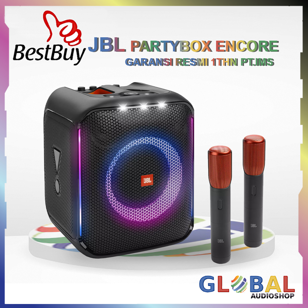 Jual JBL PARTYBOX ENCORE 2 MIC WIRELESS KARAOKE 100 WATT SPEAKER PARTY ...