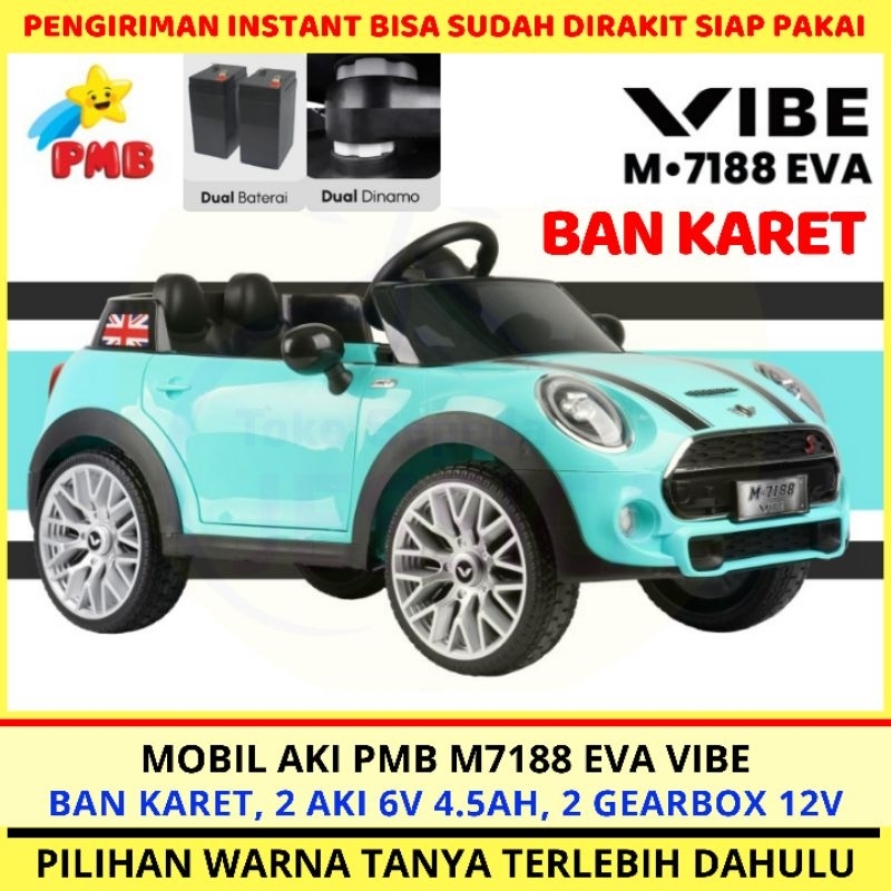 Jual Mainan Anak Mobil Aki Remote Control Mini Cooper PMB M 7188
