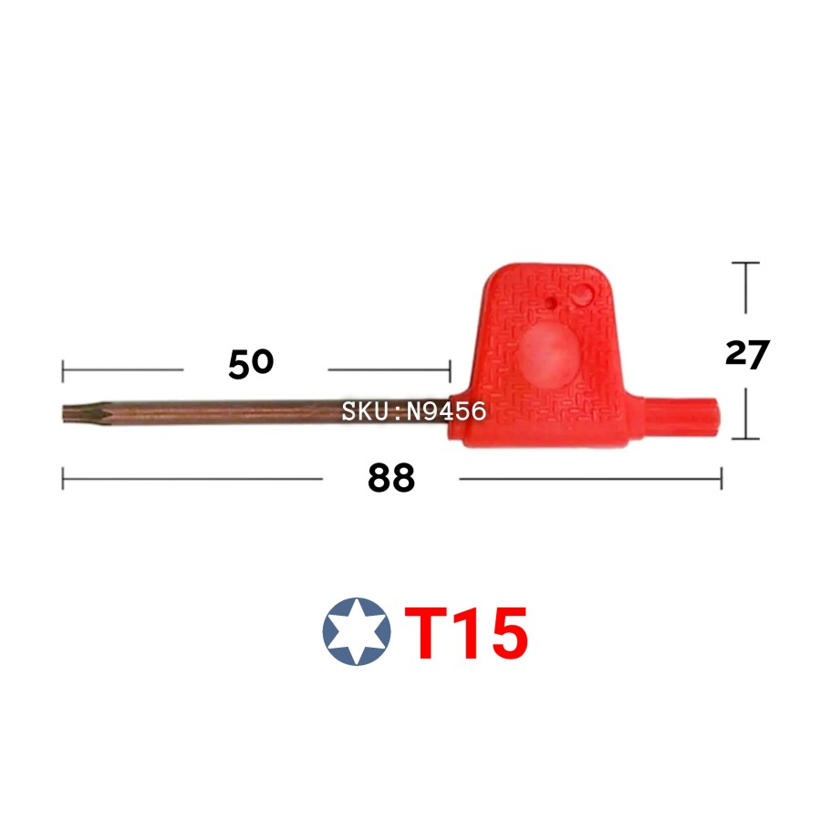 Jual T15 Tipe Bendera Kunci Bintang Baut Screw Insert Holder Bubut ...