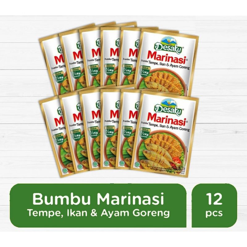 Jual Desaku Marinasi - Bumbu Tempe Ikan & Ayam Goreng Pak (12pcs x