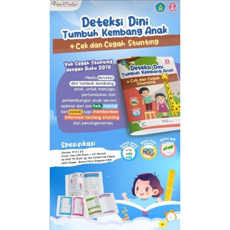 Jual BUKU DETEKSI DINI TUMBUH KEMBANG ANAK ( DDTKA) | Shopee Indonesia