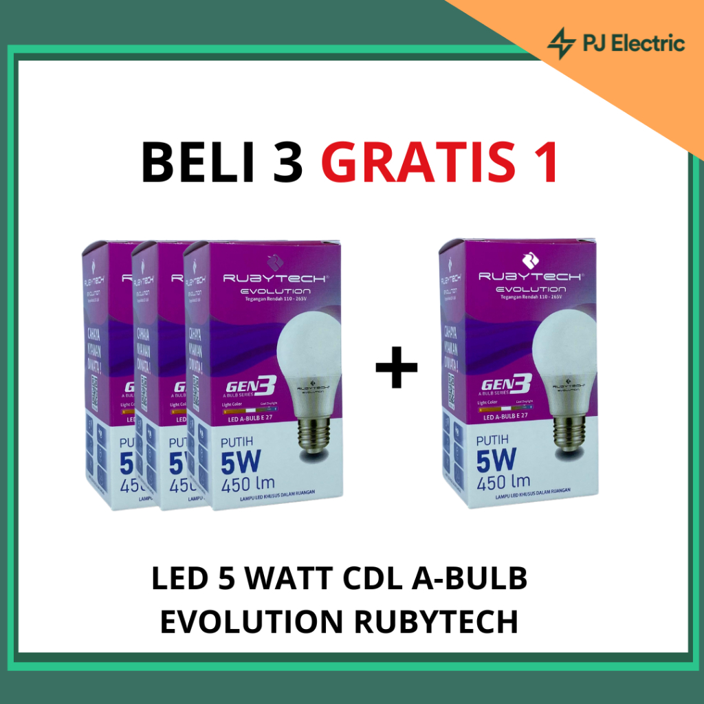 Jual Promo Cuci Gudang Lampu Led Rubytech Evolution Shopee Indonesia