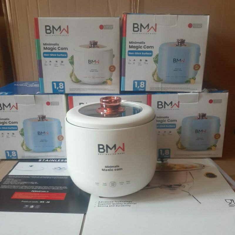 Jual rice cooker/magic com minimalis 1,8(bmw) Shopee Indonesia