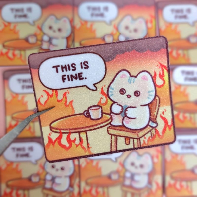 Jual Leendoodles - This is Fine Glitter Sticker | Shopee Indonesia