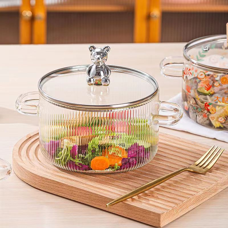 Jual Panci Soup Rebus Kaca Tebal Glass Cooking Soup Pot Transparan ...