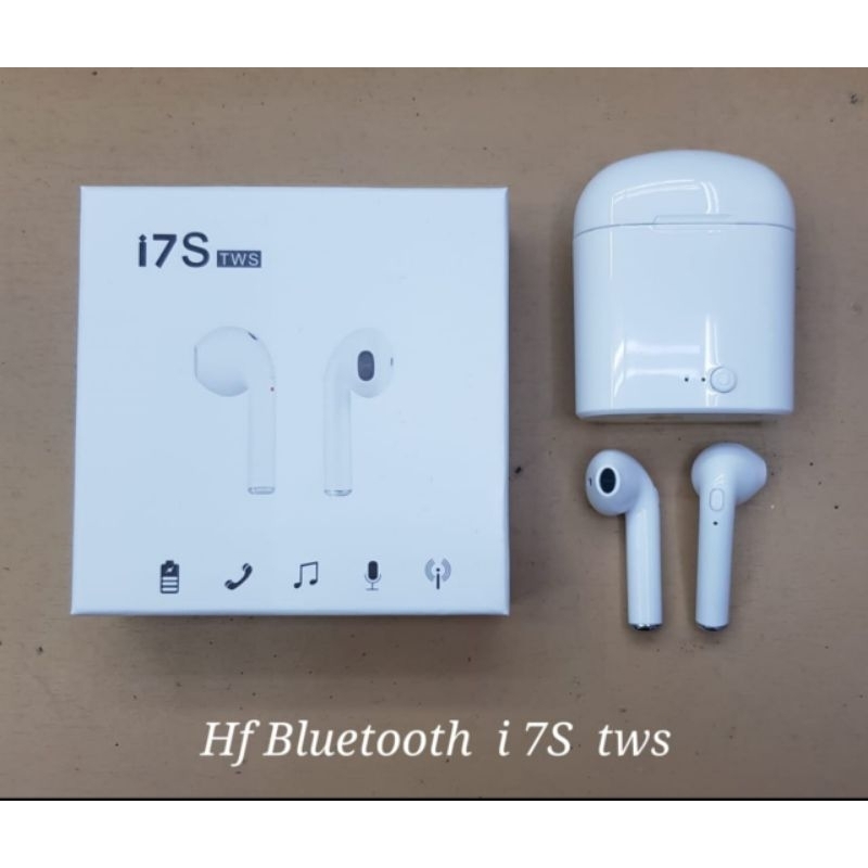 Jual HEADSET / EARPHONE / EARBUDS i7S TWS WIRELESS ( V5.0 ) | Shopee ...