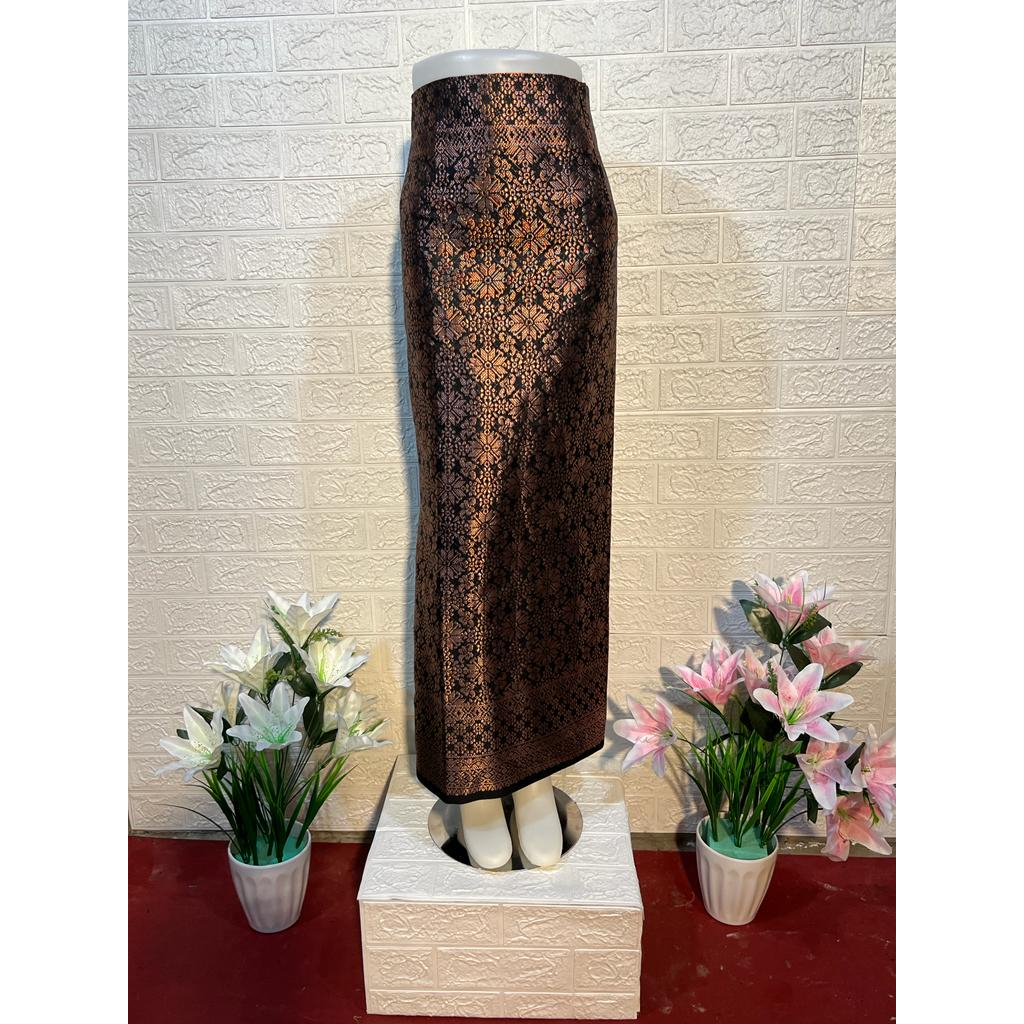 Jual Rok Lilit Songket Songket Tenun Semi Palembang Rok Lilit Jumbo Bawahan Kebaya 