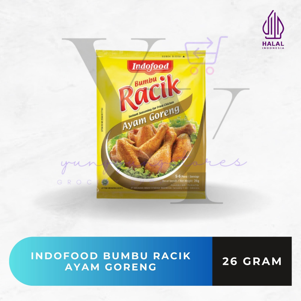 Jual [SATUAN] Indofood Racik Nasi Ayam Ikan Tempe Goreng