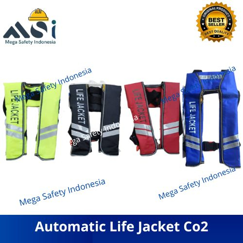 Jual AUTOMATIC LIFE JACKET Co2, JAKET PELAMPUNG, Life Vest, Rompi ...