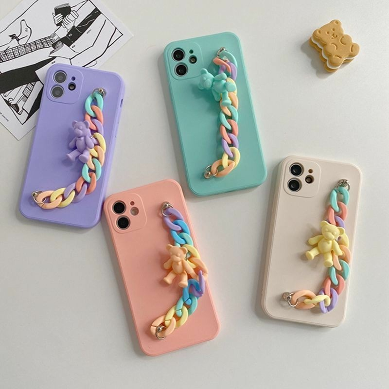 Jual Case Stand Bear Rantai For Op*o V*vo Sam*ung Xia*mi Iph*ne Re*lme ...