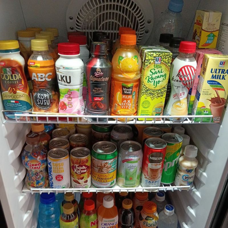 Jual Minuman dingin susu / teh / kopi / air mineral ( khusus gosend