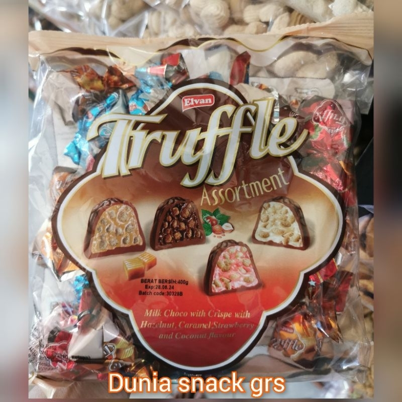 Jual Elvan truffle chocolate assortment (mix) 400gr 150gr / coklat