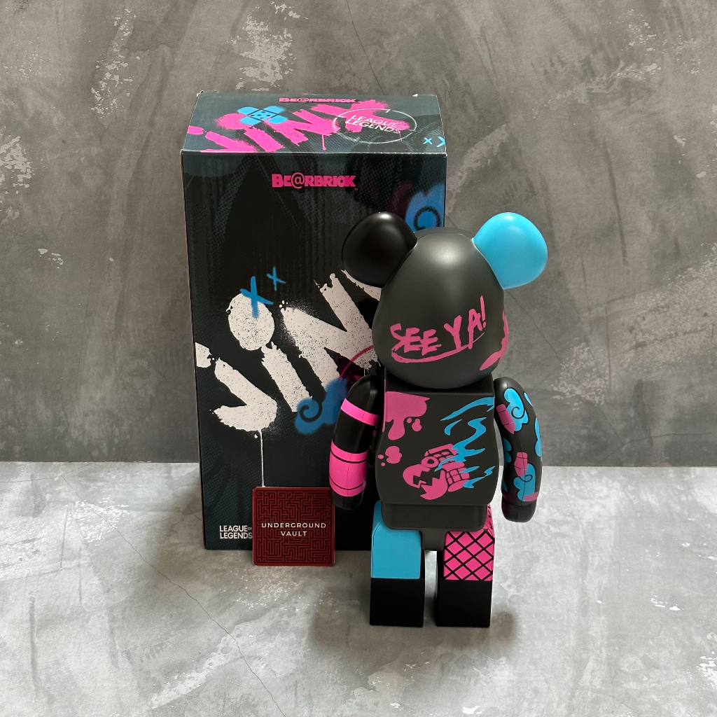 Jual BearBrick BE@RBRICK Bear Brick Jinx League of Legends 400% ...