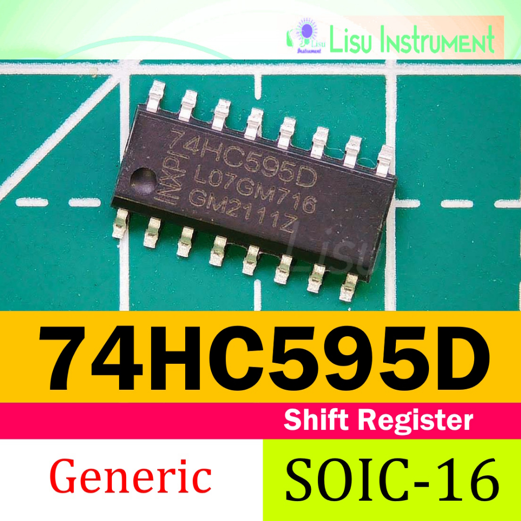 Jual 74HC595D 74HC595 8-bit Serial-in Serial or Parallel-out Shift ...