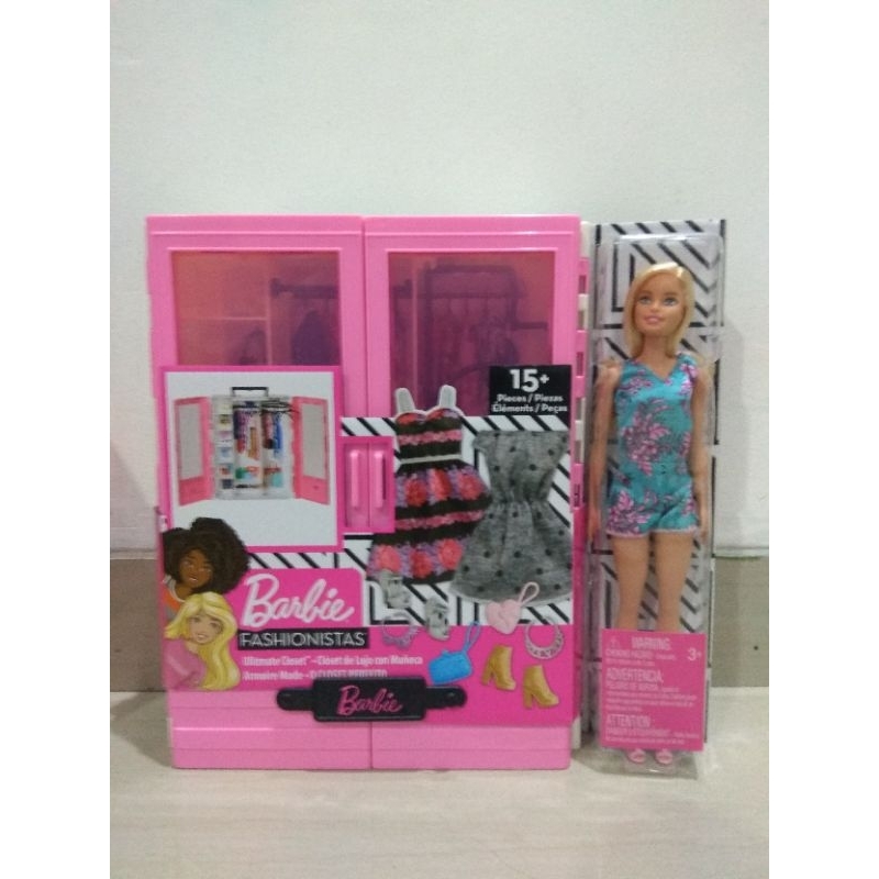 Jual Barbie Fashionistas Ultimate Closet Doll And Accesories | Shopee ...