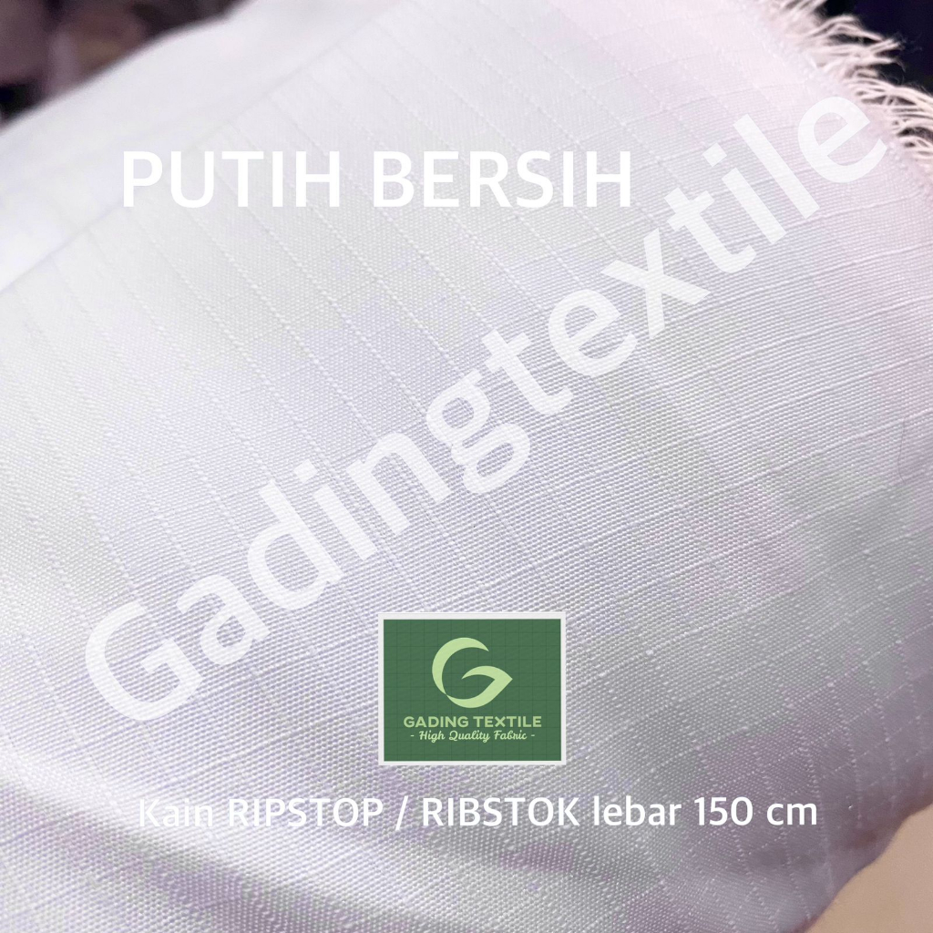 Jual ( per setengah meter ) kain ripstop ribstok ripstok bultop ...