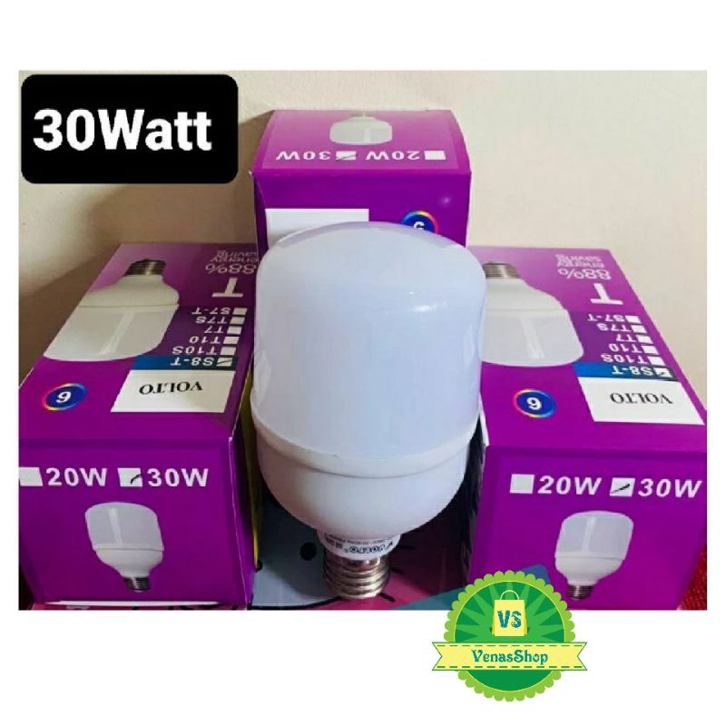 Jual Lampu LED Murah 30 Watt VOLTO Harga Grosiran Lampu Bohlam LED ...