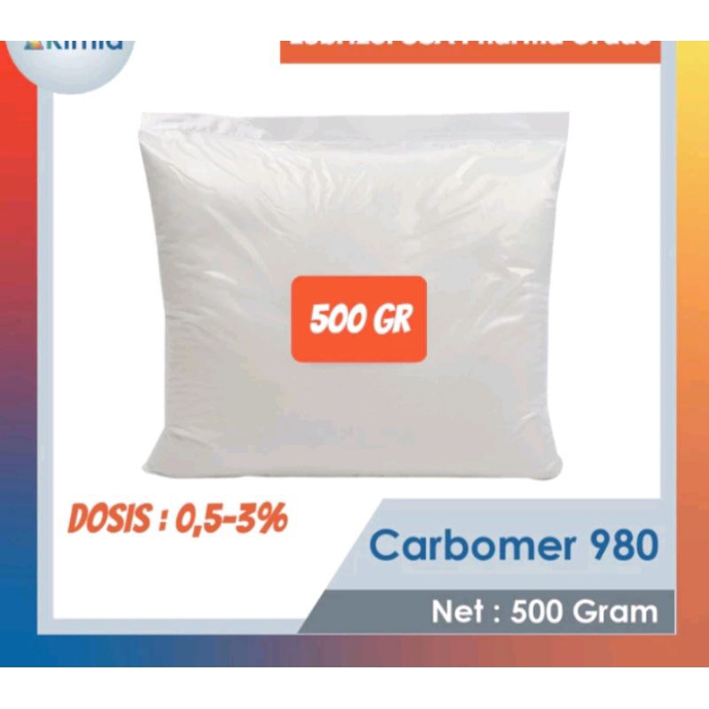 Jual Carbomer980 500gram / carbopol 980 / carbopol980 100gram ...