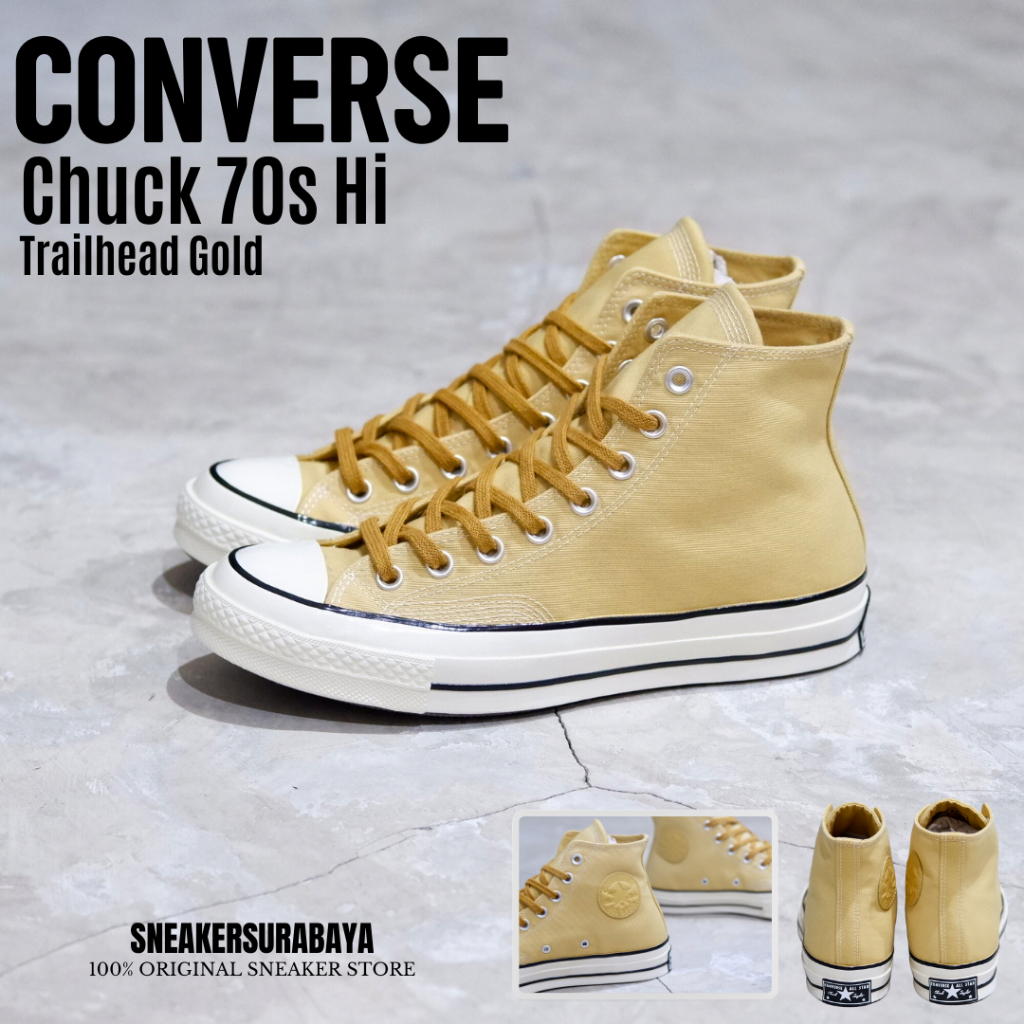 Jual Converse Chuck Taylor 1970s Hi Jungle Cloth Trailhead Gold Ct 70s Ct 70 Shopee Indonesia