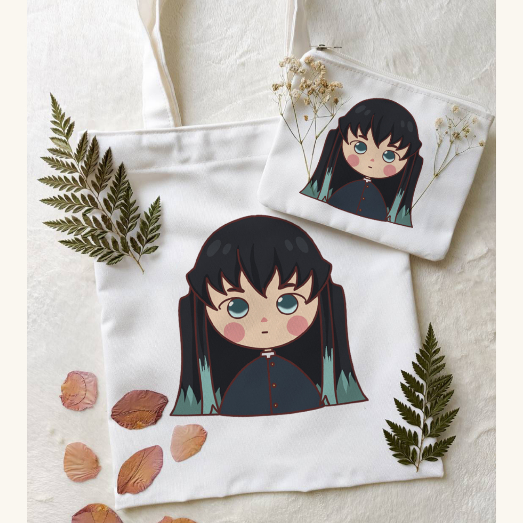 Jual DEMON SLAYER HASHIRA VERSION TOTE BAG + PENCIL CASE ANIME / ANIME