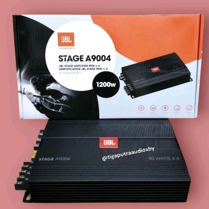 Jual power JBL STAGE A9004 1200W ukuran minimalis power 4 chanel Jbl